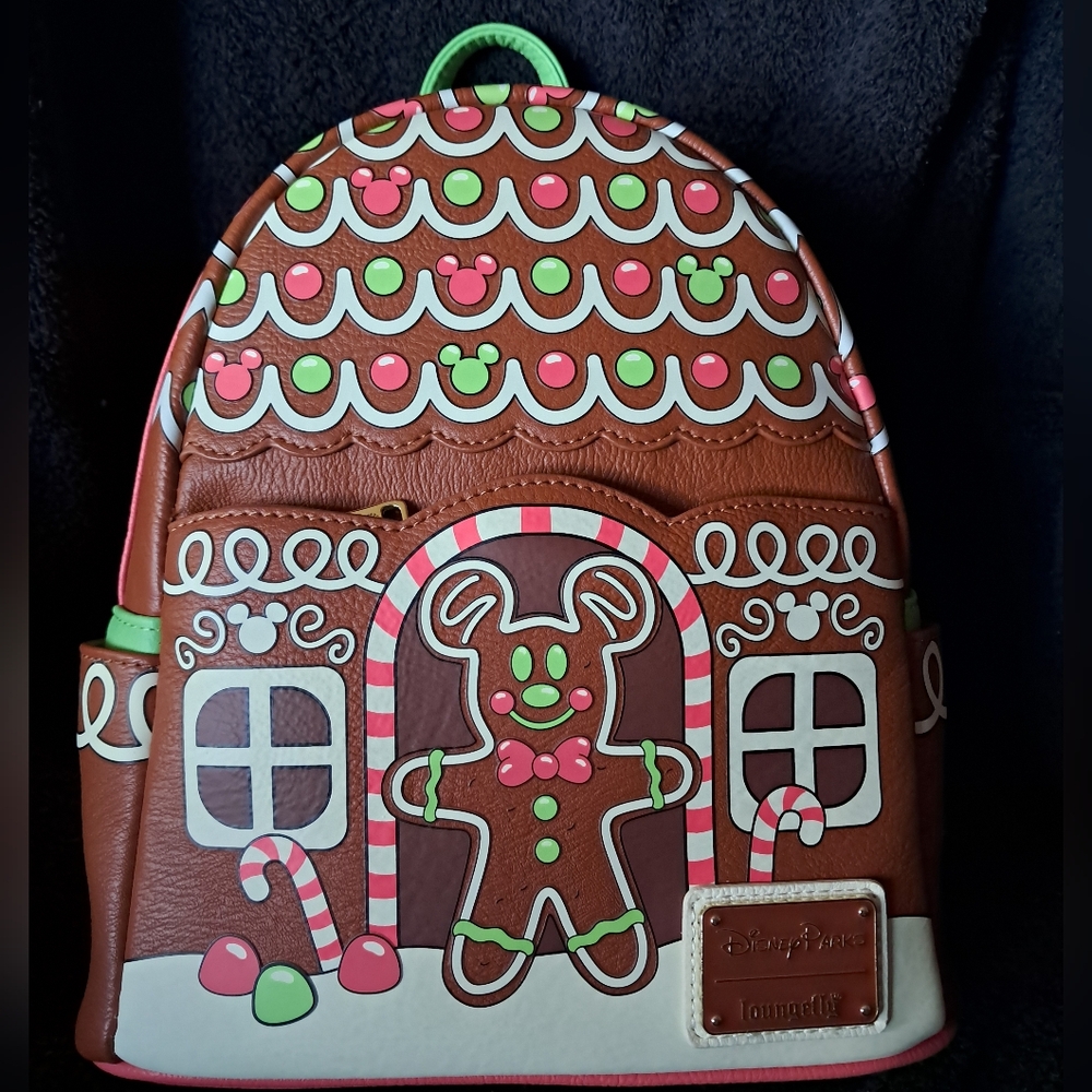 Disney Eats Gingerbread Loungefly Mini Backpack